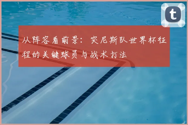 从阵容看前景：突尼斯队世界杯征程的关键球员与战术打法